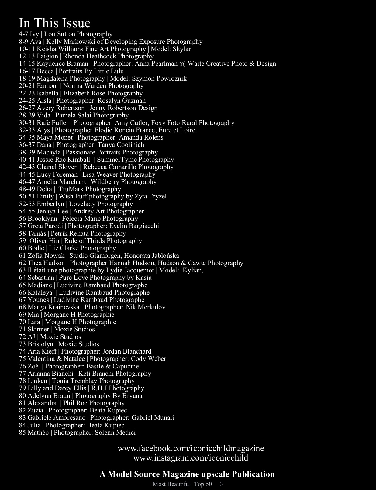 iconic child list